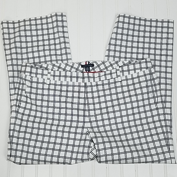 SOLD EBAY Tommy Hilfiger Black/White Pants Sz 16 - Picture 4 of 8